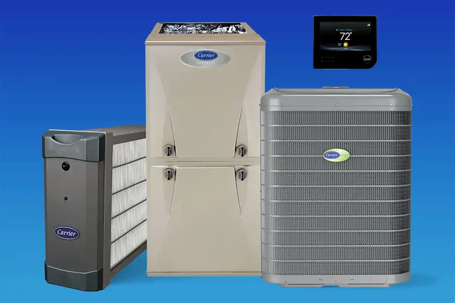 New Carrier HVAC systems from Carolina Air.