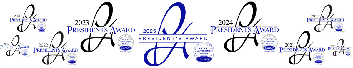  8 years of Carrier President's Awards.